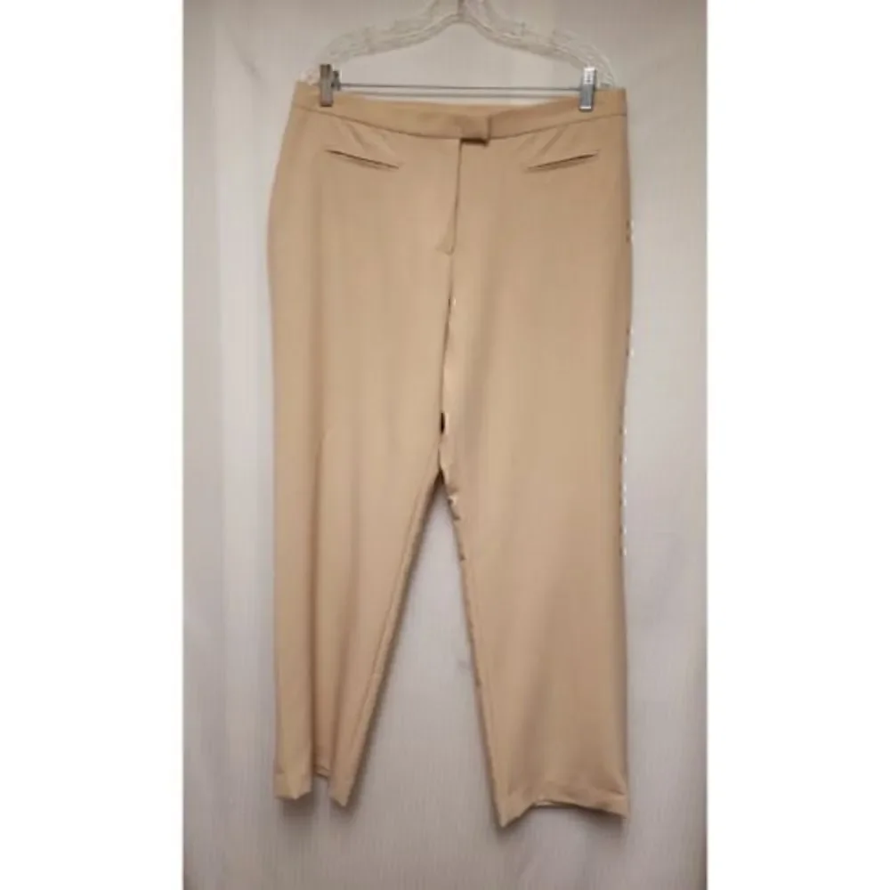 Ruby Rd. Dress Pants Size 16 Color Beige - Picture 4 of 6